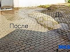 Чистка брусчатки 01.07.20