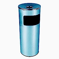 Урна-пепельница оцинкованная, верх нержавеющая сталь