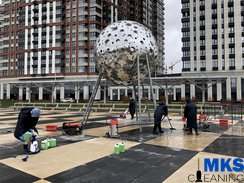 Чистка брусчатки