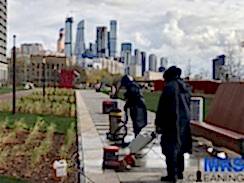 Чистка брусчатки