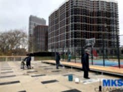 Чистка брусчатки