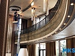 Мытье люстр