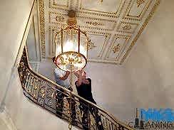 Мытье люстр