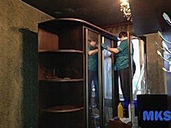 Уборка квартиры на Маршала Савицкого после пожара (100 м2)