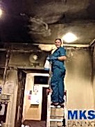 Уборка после пожара БЦ Нагатинский, 9000 кв.м