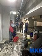 Уборка после пожара БЦ Нагатинский, 9000 кв.м