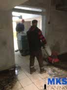 Уборка после пожара БЦ Нагатинский, 9000 кв.м