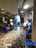 Уборка после пожара БЦ Нагатинский, 9000 кв.м