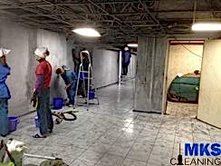 Уборка после пожара БЦ Нагатинский, 9000 кв.м