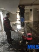 Уборка после пожара БЦ Нагатинский, 9000 кв.м