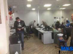 Уборка после пожара БЦ Нагатинский, 9000 кв.м