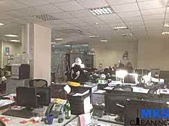 Уборка после пожара БЦ Нагатинский, 9000 кв.м