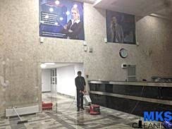 Уборка после пожара БЦ Нагатинский, 9000 кв.м